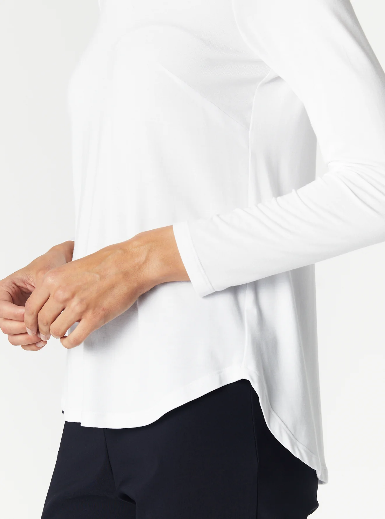 CREW NECK LONG SLEEVE TOP - Image 5