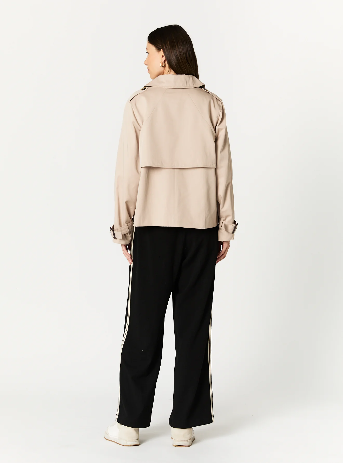 KAROLINA CROPPED TRENCH - Image 4