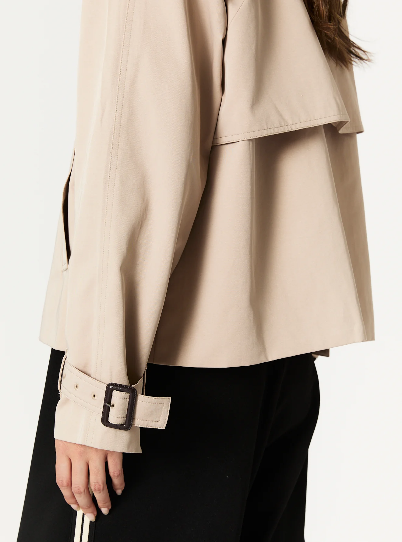 KAROLINA CROPPED TRENCH - Image 7